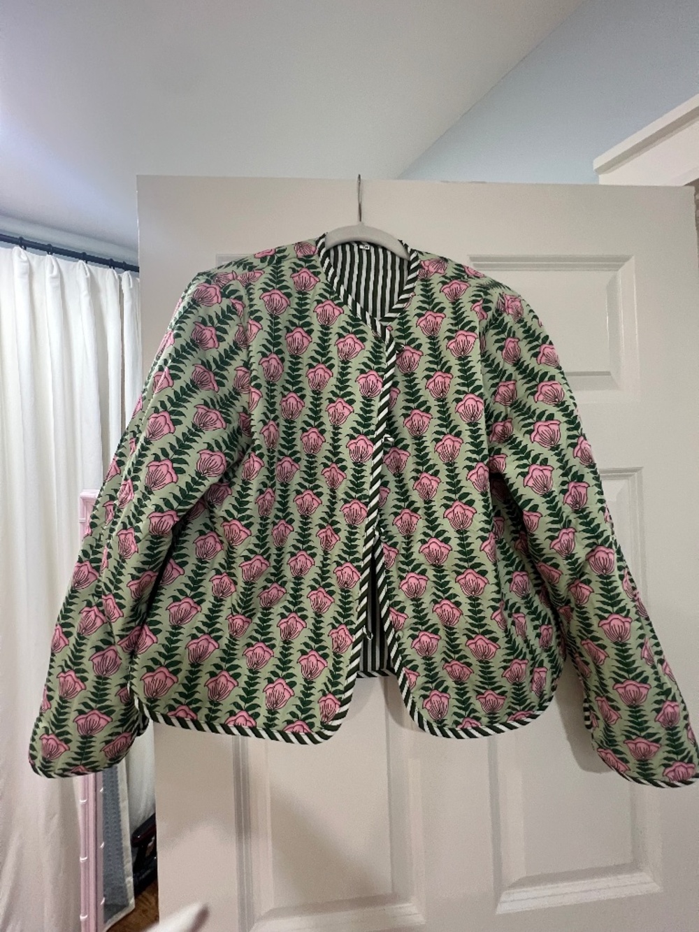 Reversible quilt jacket